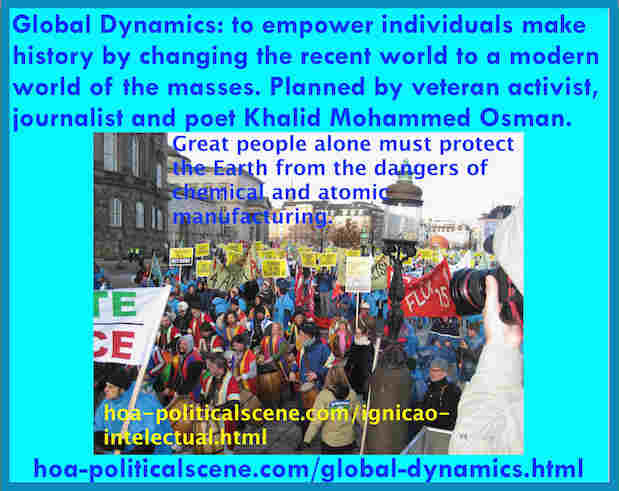 hoa-politicalscene.com/global-dynamics.html - Global Dynamics: to empower individuals make history by changing the recent world to a modern world of the masses. Planned by Khalid Mohammed Osman.