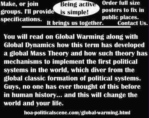 hoa-politicalscene.com/global-warming.html - Global Warming: has developed a global Mass Theory and how such theory has mechanisms to implement the first political systems in the world.