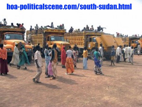 hoa-politicalscene.com - South Sudan: Southerners returning to the South Sudan from the North Sudan. Many of them are not willing to do so, but some how they are forced to do so.