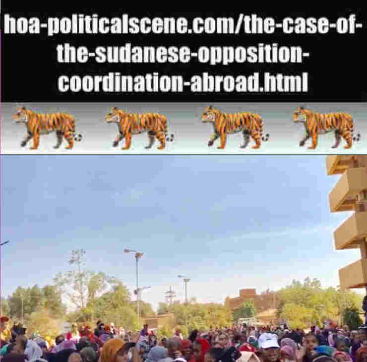 hoa-politicalscene.com/the-case-of-the-sudanese-opposition-coordination-abroad.html: The Case of the Sudanese Opposition Coordination Abroad: Sudanese protests in January 2019. 