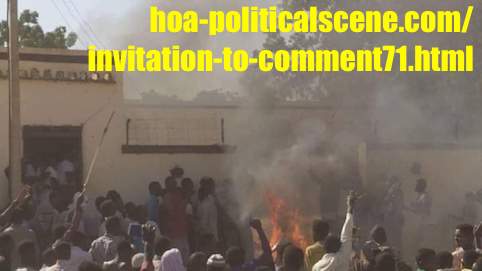 hoa-politicalscene.com/invitation-to-comment71.html: Invitation to Comment 71: إنتفاضة الشعب السوداني في ديسمبر 2018م في السودان Sudanese people's demonstrations in December 2018
