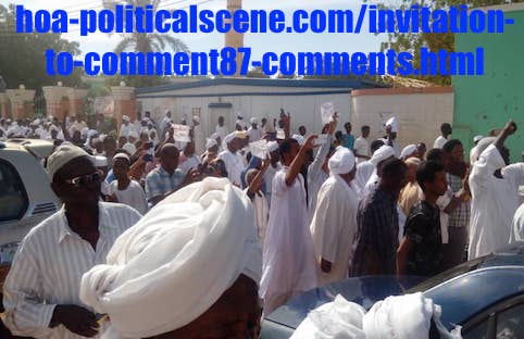 hoa-politicalscene.com/invitation-to-comment87.html: Invitation to Comment 87: يوميات الثورة السودانية في ديسمبر ٢٠١٨م. Diary of the Sudanese uprising in December 2018. 