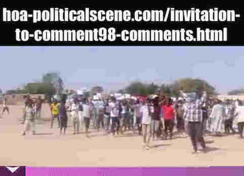 hoa-politicalscene.com/invitation-to-comment98-comments.html: Invitation to Comment 98 Comments: Sudanese prisoners of conscience during December 2018-January 2019 intifada! المعتقلون السياسيون السودانيون أثناء إنتفاضة ديسمبر ٢٠١٨م - يناير ٢٠١٩م. 