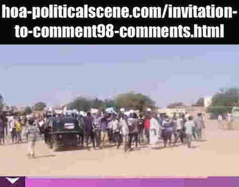 hoa-politicalscene.com/invitation-to-comment98-comments.html: Invitation to Comment 98 Comments: Sudanese prisoners of conscience in context of December 2018-January 2019 revolution! المعتقلون السياسيون السودانيون في إطار ثورة ديسمبر ٢٠١٨م - يناير ٢٠١٩م. 