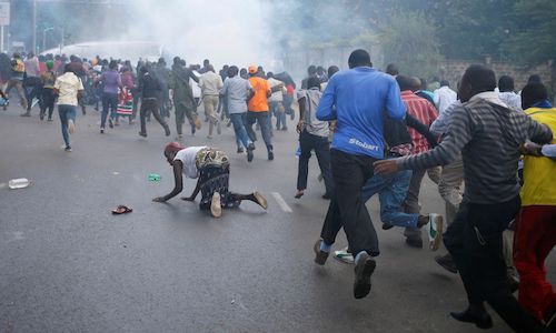 hoa-politicalscene.com/political-section.html - Political Section: Kenyan People protest in the shade of forged elections.