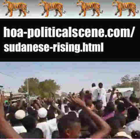 Sudanese rising has difficult goals to achieve, no matter how far it's successful. No way, until we have national plans to exclude religious & sectarian sects.