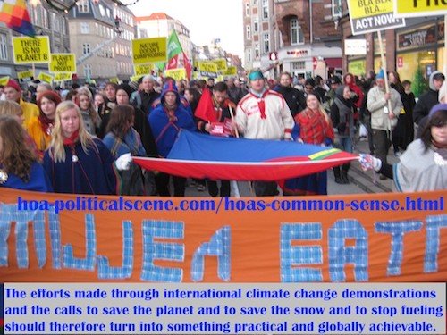 hoa-politicalscene.com/hoas-common-sense.html - HOA's Common Sense: Efforts made through international climate change demonstrations & calls to save planet should take another turn.