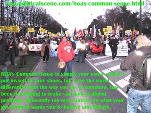 hoa-politicalscene.com/hoas-common-sense.html - HOA's Common Sense: helps you understand global degradation with the LPE illumination it harnesses to solve global problems.