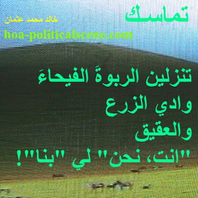 hoa-politicalscene.com - HOAs Design Gallery: Couplet of political poetry from "Consistency", by poet and journalist Khalid Mohammed Osman designed on a picture from the Safari in Tanzania.