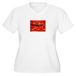 HOA's Poetess Plus Size V-Neck T-Shirt