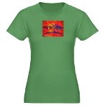 HOA's Refugee Womens Fitted T-Shirt (dark)