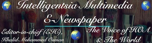 Journalist and activist Khalid Mohammed Osman's Elite Electronic Newspaper of Intelligentsia 59 Educates Facts that will ally you to Socialism: Intelligentsia Logo