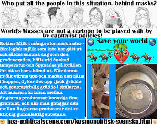 hoa-politicalscene.com/chaos-mondial.html - Chaos Mondial: Le lait pourri dans de nombreux supermarchés. Lait biologique qui n'a pas expiré et a été vendu le jour même de sa production, conservé à ...