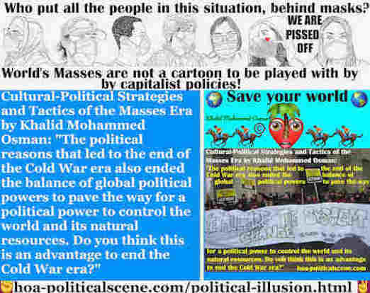 How does the political ideology of the media damage our world? - ፖለቲካዊ ኣተሓሳስባ መራኸቢ ብዙሓን ንዓለምና ዜበላሽዋ ብኸመይ እዩ?፦ ሶሻሊስታዊ ዳይናሚክስ፤ እቲ ዝሑል ውግእ ዘብቅዓሉ ዝነበረ ፖለቲካዊ ምኽንያታት ነቲ ዓለምለኻዊ ፖለቲካዊ ሓይልታት ንዓለምን ንባህርያዊ ጸጋታታን ንምቍጽጻር መገዲ ንምጽራግ ዝነበራ ሚዛናዊ ኣረኣእያ ኣብቅዐ። እዚ ውዲት ብምእላምን ነቲ ዝሑል ውግእ መወዳእታ ንምግባርን ዚጠቅምዶ ይመስለካ?