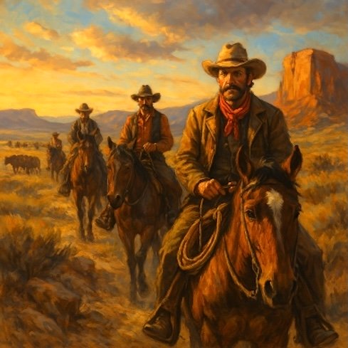 Pre-Cold War American Expansionism: American soldiers (cowboys).