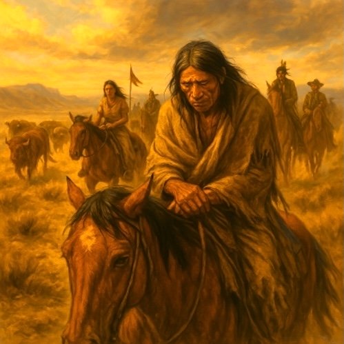 Pre-Cold War American Expansionism: Indigenous broken after they were defeated and retreated into Mexico.