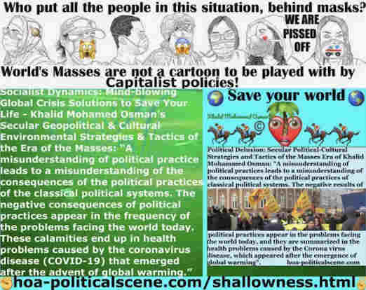 Citizen Journalism Can Save the World From Political Catastrophes: A misunderstanding of political practice leads to a misunderstanding of the consequences of the political practices of the classical political systems. The negative consequences of political practices appear in the frequency of the problems facing the world today. These calamities end up in health problems caused by the coronavirus disease (COVID-19) that emerged after the advent of global warming.