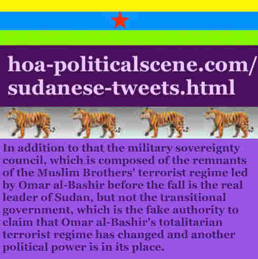 hoa-politicalscene.com/sudanese-tweets.html: Sudanese Tweets: A political quote by Sudanese columnist journalist and political analyst Khalid Mohammed Osman in English 760.