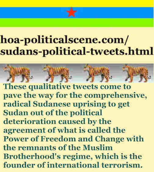 hoa-politicalscene.com/sudans-political-tweets.html: Sudan's Political Tweets: A political quote by Sudanese columnist journalist and political analyst Khalid Mohammed Osman in English 773.