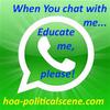 WhatsApp Cultural Chat by inventor of WhatsApp cultural chat and pioneer journalist Khalid Mohammed Osman.